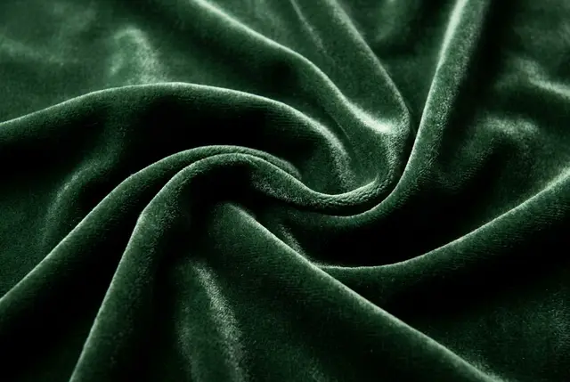 Deep Forest Green Velvet