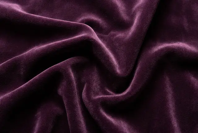 Deep Plum Aubergine Velvet